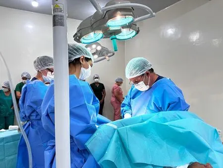 Primeira cirurgia do Hospital de Aveiro (PA) é realizada por médicos e internos do Projeto Humanika