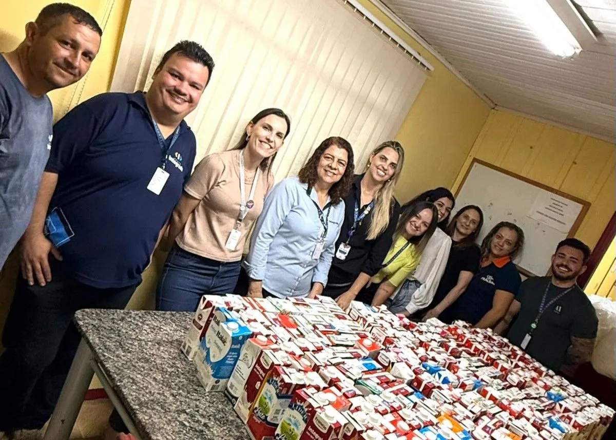 Grupo Integrado doa 626 litros de leite para instituições de Campo Mourão