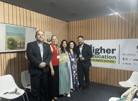 Projeto sustentável do Centro Universitário Integrado, de Campo Mourão (PR), tem capítulo em livro lançado na COP30